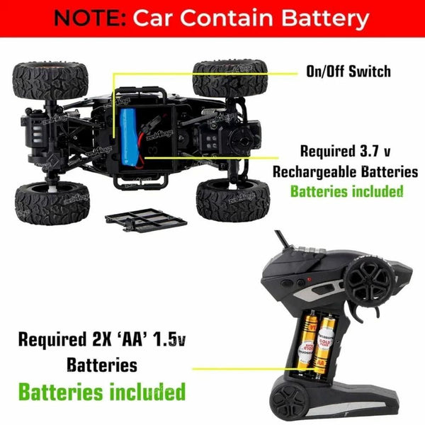 Remote Controlled Rock Crawler Monster Truck vehicle