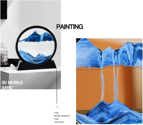 ZenFlow™ - Relaxing Kinetic Sandscape Art Table Desk