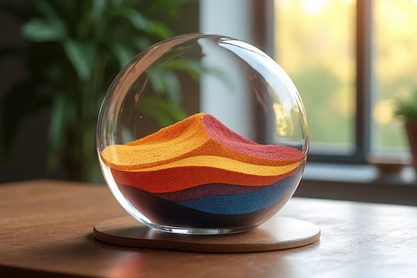 ZenFlow™ - Relaxing Kinetic Sandscape Art Table Desk
